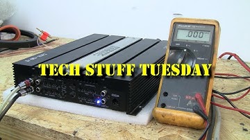 Tech Stuff Tuesday - Amp settings using only a multimeter