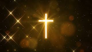 Golden Light Cross in Starry Space | 1 Hour Reverent Worship screenshot 5