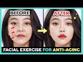 ✨FACE EXERCISE FOR ANTI-AGING | Fix Tear troughs, Smile lines, Marionette lines, Saggy mouth corners