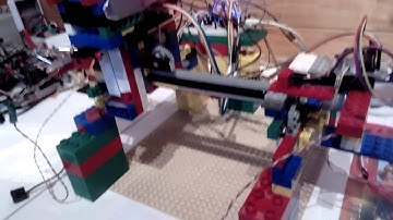 Lego Arduino XYZ Machine