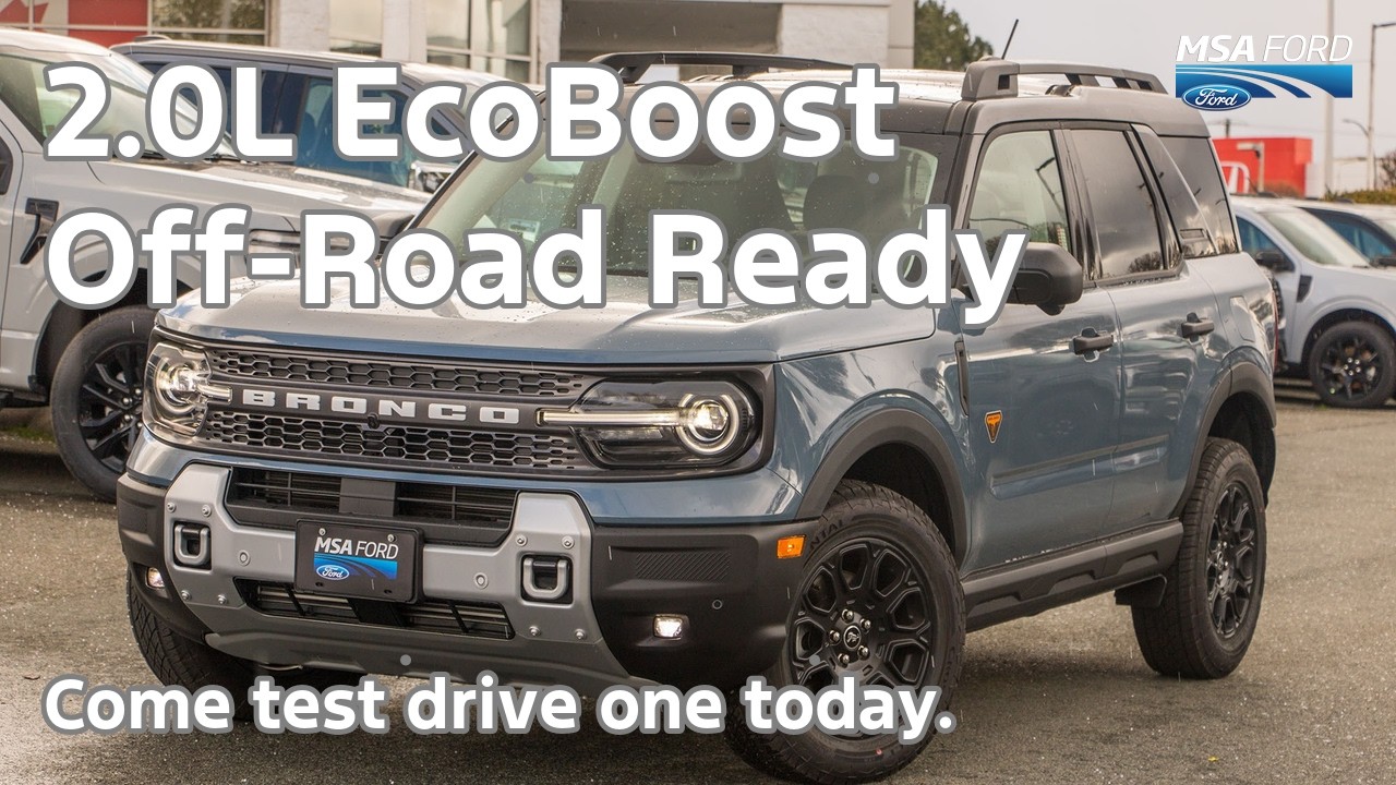 Azure Grey 2026 Ford Bronco Sport Badlands | Tech Package
