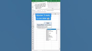 Comment ajouter des mois à une date - niveau EXPERT  | Astuce Excel #shorts