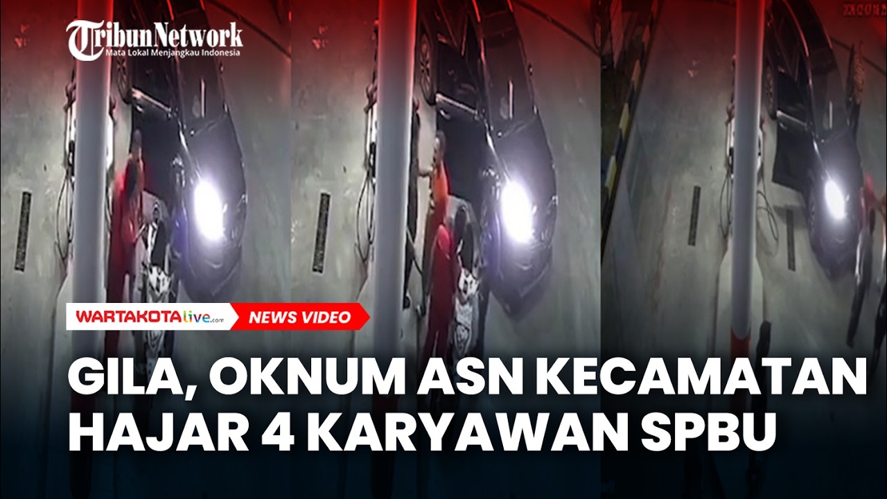 GILA, 4 Karyawan SPBU Dihajar Oknum ASN Kecamatan Parengan, Diduga Nggak Sabar Mengantri