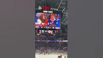 Kiss Cam New York Islanders Game UBS Arena 