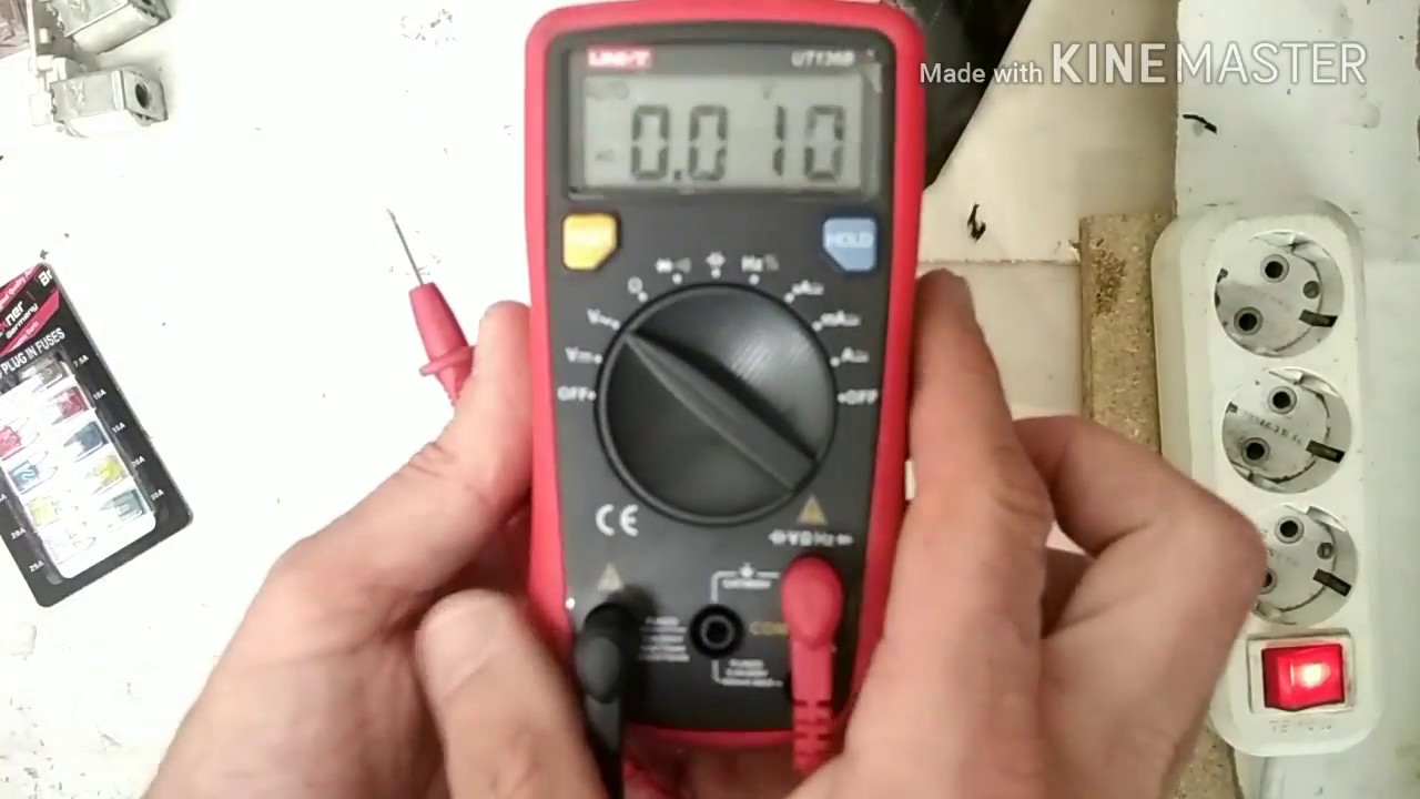 Пользоваться тестером / мультиметром - YouTube