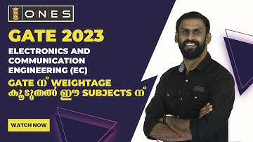 GATE 2023 | Electronics and Communication Engineering (EC) | Subject wise Weightage in Exam
