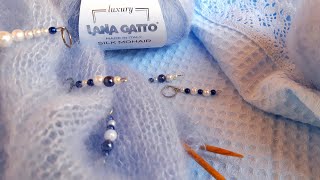 ВЯЗАНИЕ 🧶 Мой НОВЫЙ процесс/ НАЧАЛО/ как НАЗОВЕМ? #SILKMOHAIR  #LANAGATTO