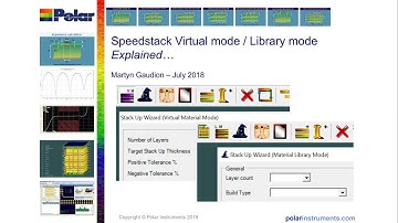 Speedstack PCB stackup Library mode and Virtual mode explained
