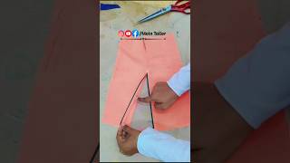सिर्फ एक सिलाई से daman me gumपाइपिंग लगाने का आसन तरीका/अंडरग्राउंड पाइपिंग kaise lagaye#diy#shorts