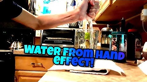 How to edit like Zach King in Kinemaster, water from hand effect