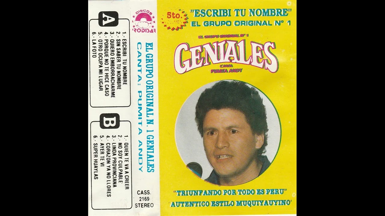 LOS GENIALES Y EL PUMITA ANDY LADO B VOL  V