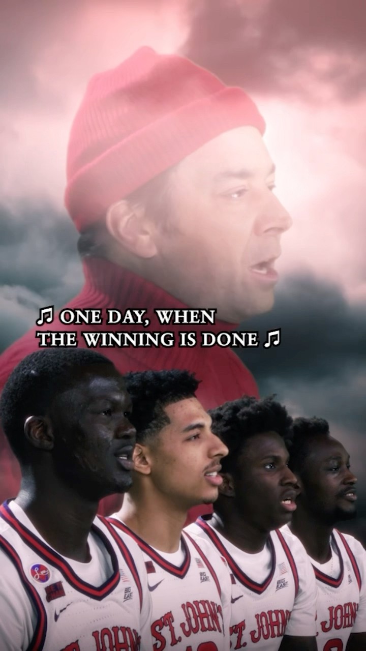 Jimmy, the #StJohns basketball team \u0026 Coach #RickPitino sing a sea shanty about their team ??