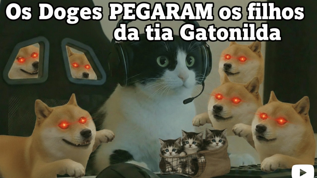 OS DOGES SEQUESTRARAM OS FILHOS DA TIA GATONILDA! 😱🐾