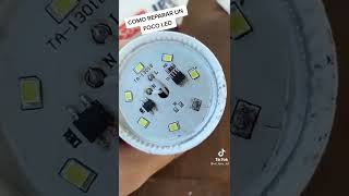 cm Reparar un foco LED