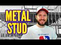 Metal stud framing on concrete  steel tips  tricks