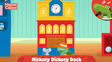 Hickory Dickory Dock | Nursery Rhymes | HapeeCapee