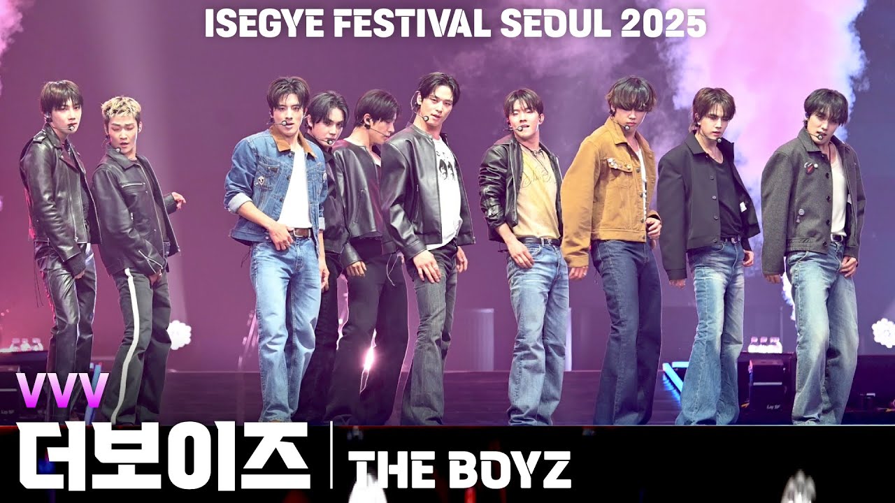 [4K] 더보이즈(THE BOYZ) 'VVV' 가로 직캠 @이세계 페스티벌(ISEGYE FESTIVAL SEOUL 2025), 250516