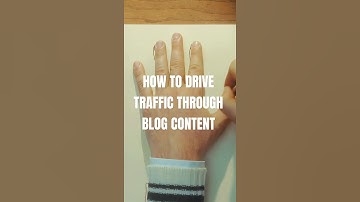 How to Drive traffic through blog content #blog #shorts