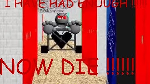 1st Prize Has Had Enough !!!!!!!! 😈 - Baldi