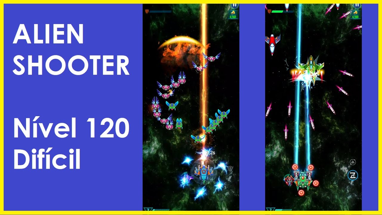 ALIEN SHOOTER | Nível 120 Difícil - Campanha