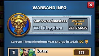 Empires Puzzles : War of 3 Kingdom aiming for perfect hits screenshot 4