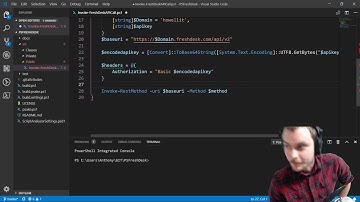 Starting a PowerShell module to talk to a REST based API