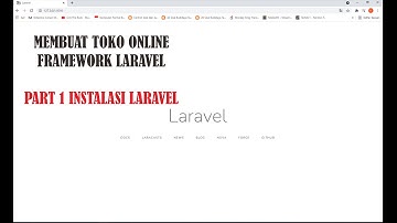 PART 1 | MEMBUAT APLIKASI TOKO ONLINE MENGGUNAKAN FRAMEWORK LARAVEL, DENGAN TEMPLATE ADMINLTE