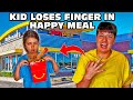 Kid Temper Tantrum Finger Falls In Sister's Happy Meal! [Original]