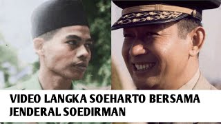 Rare Video of Young Soeharto with General Soedirman Inspecting Troops