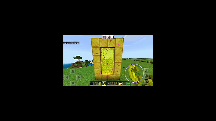 Minecraft's Secret Portal to the Golden World. No Mods!