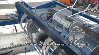 Automatic 3d fence mesh making line/mesh welding machine/fence making machine/welded mesh machine