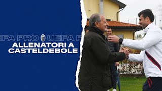 Gli allenatori del corso UEFA Pro a Casteldebole ?‍?