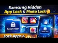 How to Lock Apps &amp; Hide Photos in android and Samsung phone Secure Folder 🔒🤫