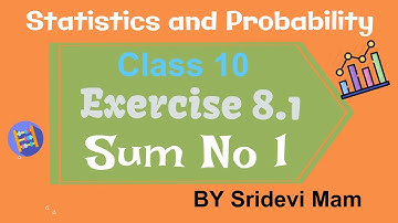 Class 10 chapter 8 Exercise 8.1 Sum No 1 | 10th maths in tamil new syllabus tn samacheer class 10
