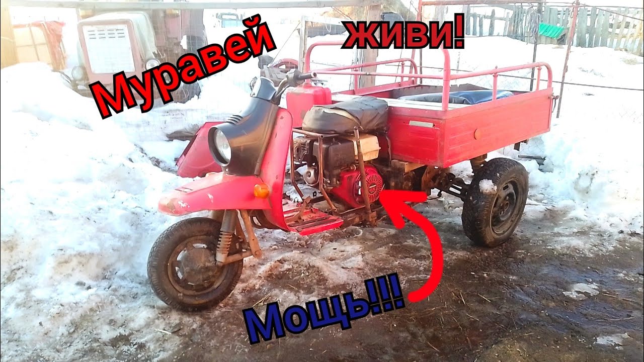 Мотор на мотороллер муравей