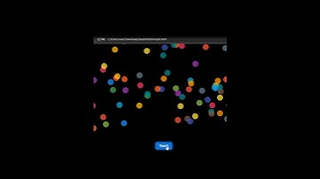 Touch button = bubble berubah warna dan bentuk! 🎨 #html #css #javascript #animation #coding #shorts