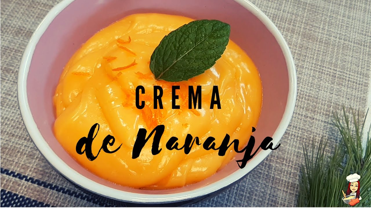 Crema de NARANJA🍊para postres y rellenos de TARTAS I Muy fácil y DELICIOSA