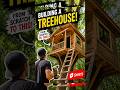creating the childhood dream♥️ treehouse🌳 #create#transform#restore#construct#treehouse#viral#shorts