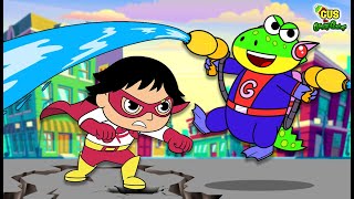 Superheroes & Real Life Heroes! Save the day with Ryan’s World!! by Gus the Gummy Gator 645,224 views 9 months ago 1 hour, 21 minutes