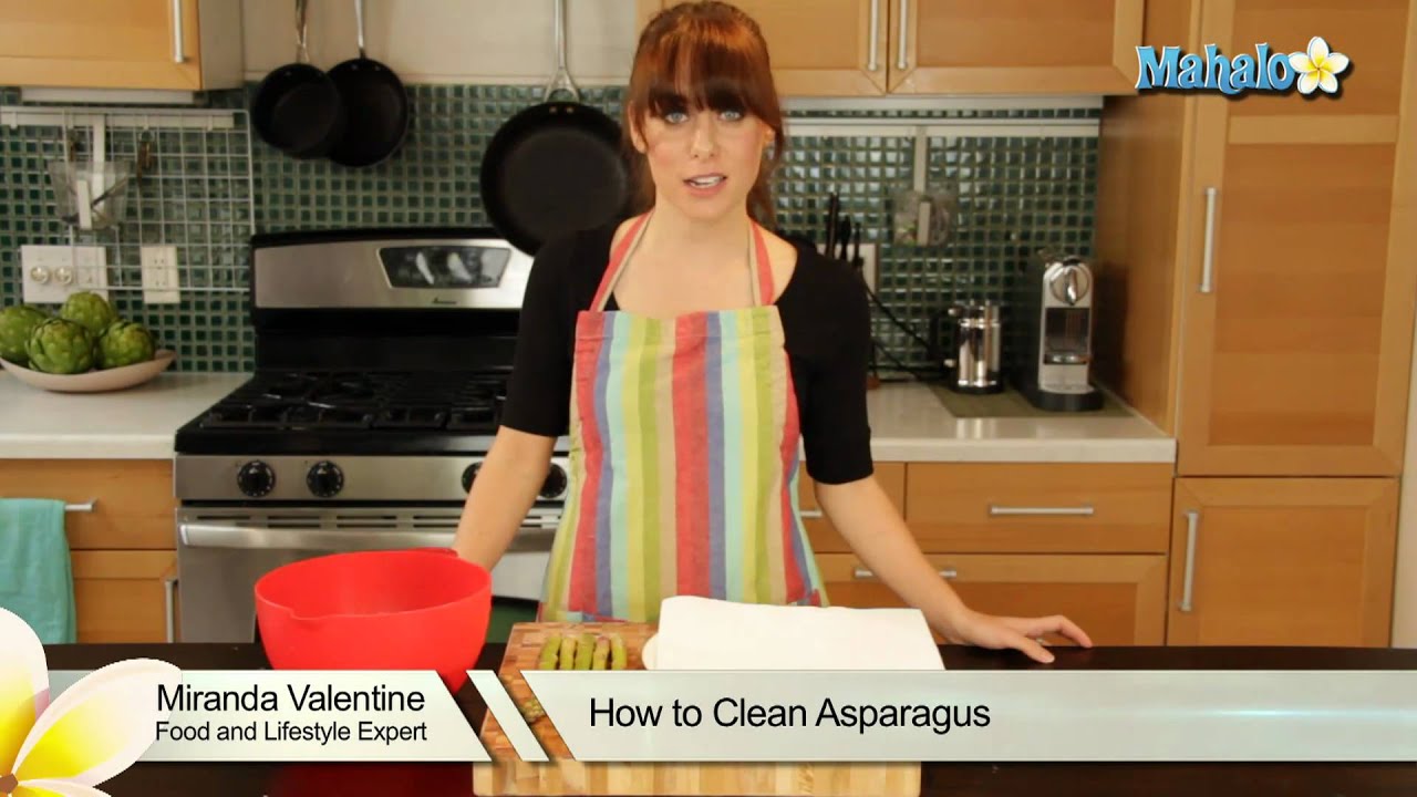 How to Clean Asparagus YouTube
