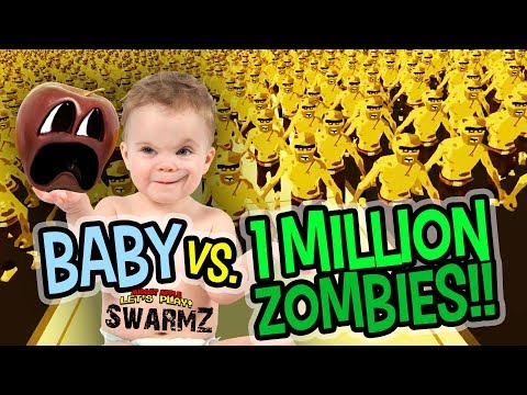 BABY vs 1 MILLION ZOMBIES!!! | Swarmz