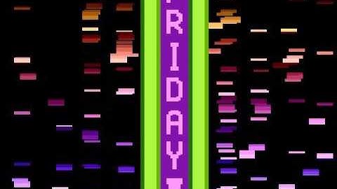 friday music demo for Atari 8-bit