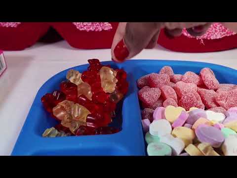 Packing School Lunch With VALENTINES DAY Candy Food?? Satisfying Video ASMR #asmr #candy