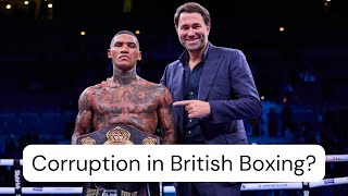 CONOR BENN VS CHRIS EUBANK JR CANCELLED | PR DISASTER FOR MATCHROOM | CORRUPTION IN BRITISH BOXING??