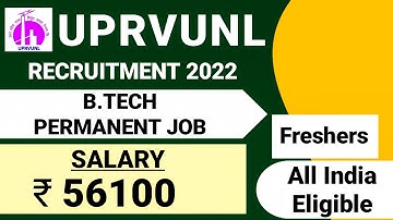 UPRVUNL AE RECRUITMENT 2022| UPRVUNL AE VACANCY 2022| PERMANENT JOB FOR FRESHER| UPRVUNL RECRUITMENT