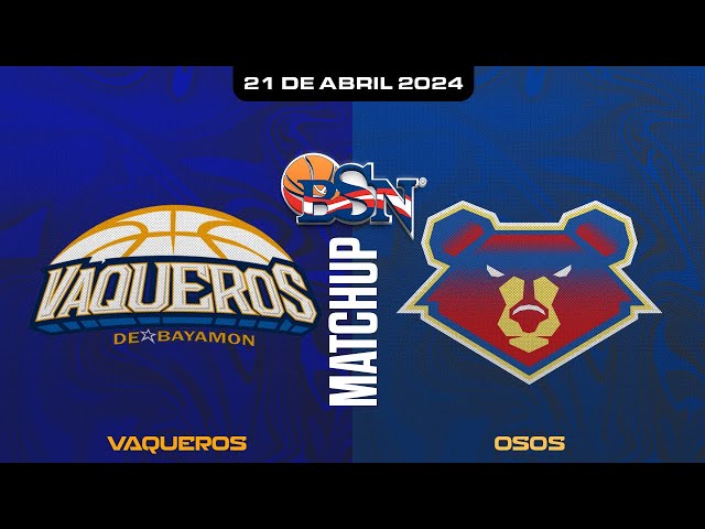 Vaqueros de Bayamón vs. Osos de Manatí - BSN2024