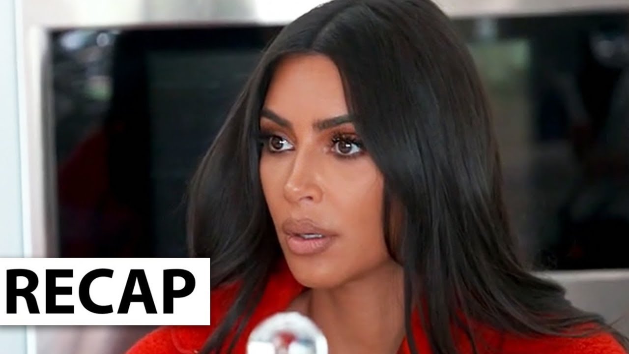 Kim Kardashian Wears Diapers To Baby Bar Exam - KUWTK Recap