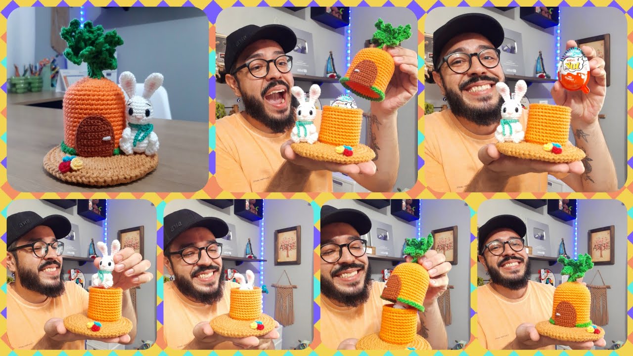 Surpresa De Páscoa Do Ti - APRESENTAÇÃO - Amigurumi De Páscoa - Tiago Amigurumi