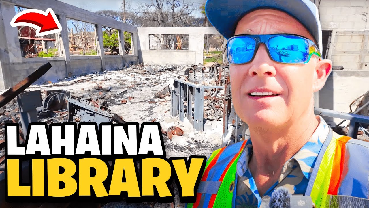 Lahaina Front Street Maui THE LIBRARY *Exclusive Footage* Walking Tour