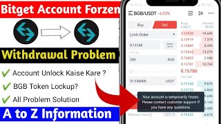 Bitget Account Frozen Problem Solved | Bitget App BGB Token Unlock Kaise Kare | BGB Token Withdrawal screenshot 3